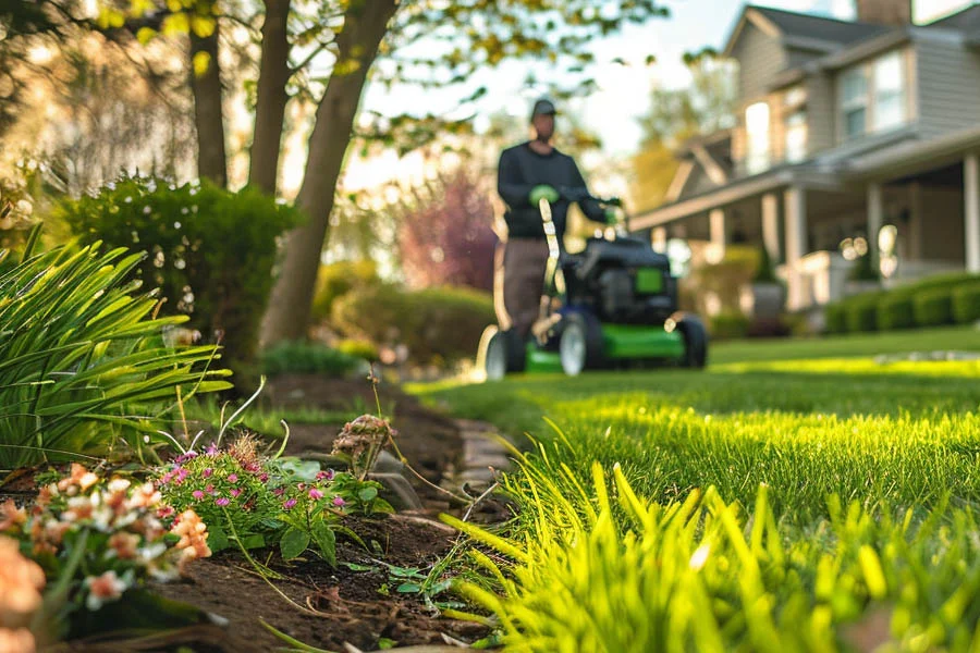 lawn mower self propelled electric